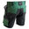 PFANNER StretchZone Canvas Shorts grün-schwarz