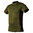 PFANNER ZIPP-NECK Shirt kurzarm oliv