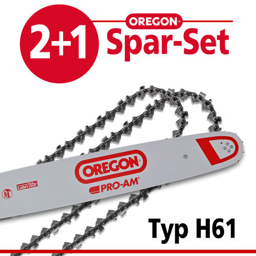 Spar-Set 2+1 Oregon PRO-AM Typ H61 für HUSQVARNA