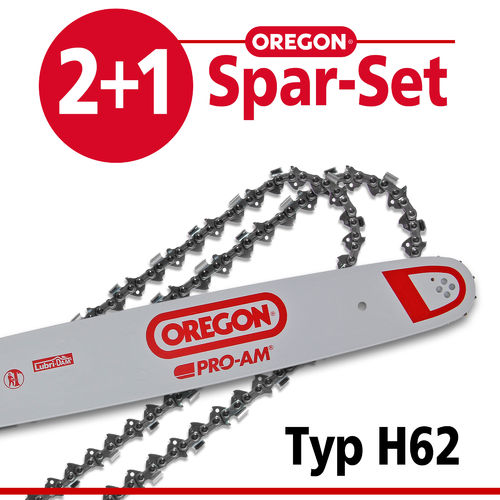 Spar-Set 2+1 Oregon PRO-AM Typ H62 für HUSQVARNA